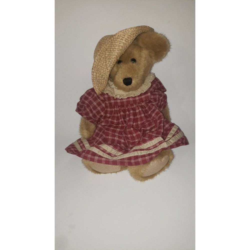 Miss care for all Plush Girl Bear 1990 Dressed New With Tags 14"